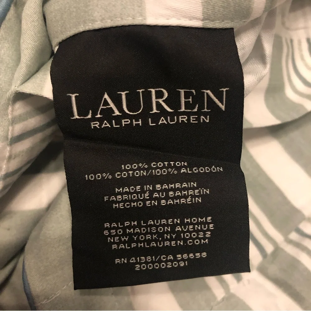 NWOT Lauren Ralph Lauren Julianne Duvet Set King, Sage